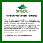 Pure Mountain Botanicals Natural Sleep Aid premium herbal capsule bottle standing upright on a clean retail surface