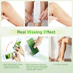 Liddy Dance salon-grade soft wax cartridges being inserted into a standard wax warmer heater