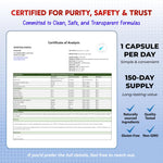 PeakPury Cortisol Health Support five month supply product seal