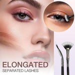 Portable foldable lash separator tool for eye makeup