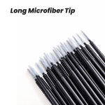 Close up of Inartato long microfiber brush tips