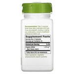 Nature's Way Alfalfa dietary supplement vegan capsules bottle label detail