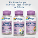 Solaray Chamomile Extract 30 vegetarian capsules bottle premium dietary supplement.