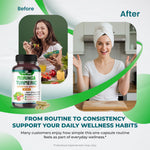 Ingredients list on Ultra Herbs Superfood Greens bottle