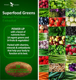 Potent Garden superfood supplement nutritional label detail