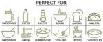 Health benefits label on Food To Live Alfalfa powder