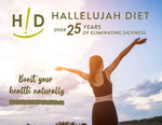 Hallelujah Diet BarleyMax gluten-free superfood powder packaging