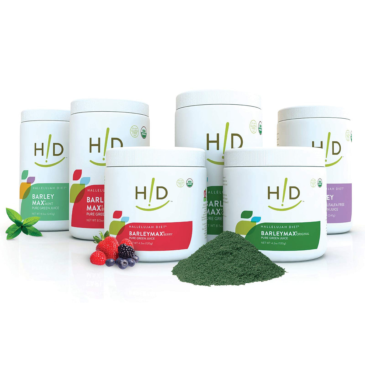 Hallelujah Diet BarleyMax USA imported green juice powder