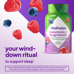 Twilight Berry Thrill flavor melatonin gummies nutritional label