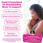 Pink Stork breastfeeding support supplement ingredient label