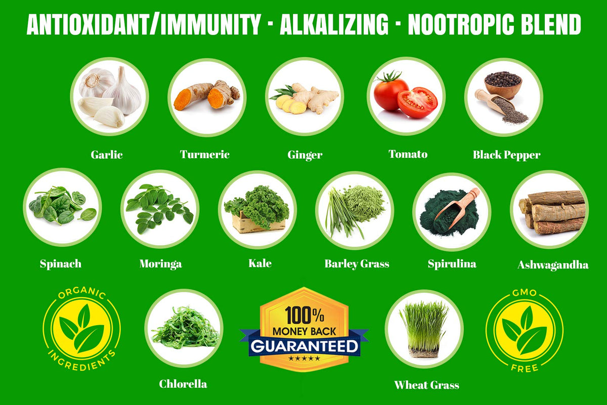 Folona organic ashwagandha and greens supplement lifestyle view