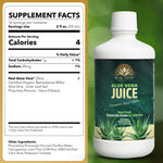 Real Aloe handcrafted inner leaf aloe beverage nutritional facts panel