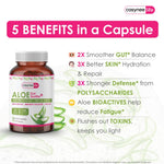Supplement facts label of Cosynee Life Aloe Vera extract