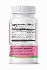 Dr. Glickman’s Vera-Mannan 60 capsules supplement bottle