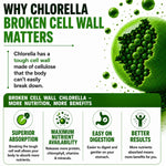 Herbal Code Labs Chlorella bottle side profile