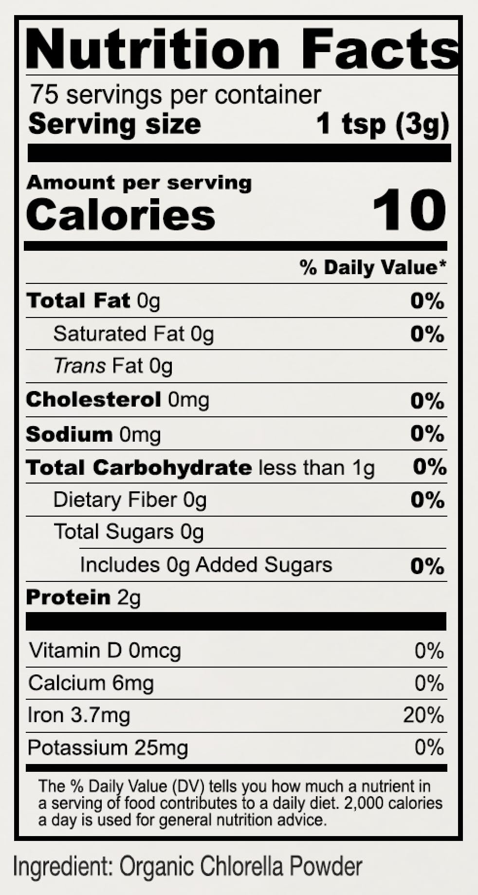 Anthony's organic superfood powder texture