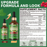 LILICARE liposomal chlorophyll superfood supplement with organic spirulina ingredients.
