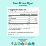 Pure Synergy AFA superfood supplement bottle displaying 90 vegan capsules details.