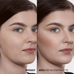 Open Smashbox contour kit with mirror and powder shades.