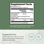 Natural internal deodorant drops packaging detail highlighting detox benefits.