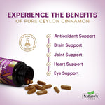 Top view of Nature's Choice cinnamon supplement bottle cap