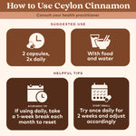 USDA Organic certified Ceylon cinnamon bottle