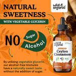 Vegan Ceylon cinnamon extract dropper bottle