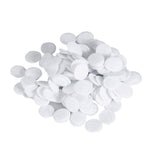 Bulk packaging of 100 pieces eco friendly cotton filter replacements for salon dermabrasion equipment.