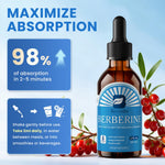 Dietary supplement facts for New Age Berberine drops