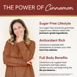 SMNutrition cinnamon gummies nutritional facts label and supplement details