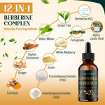 Liquid Berberine drops for high absorption metabolic support