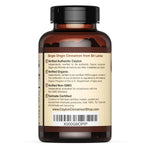 Ceylon Cinnamon Shop Organic Ceylon Cinnamon supplement bottle label details