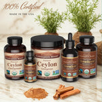 Ceylon Cinnamon Shop Organic Ceylon Cinnamon bottle cap and safety seal