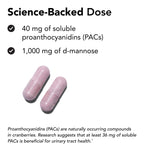 Theralogix TheraCran Max Cranberry And D-Mannose Bottle