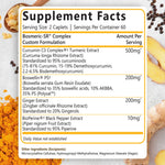 Side view of Bosmeric-SR bottle highlighting Curcumin C3 Complex