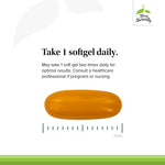 High potency BCM-95 Curcumin softgels close up