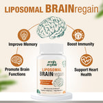 Side profile of Zenixzephir liposomal supplement bottle with ingredient list