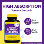 High absorption turmeric curcumin 100 count bottle