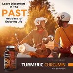 OmniBiotics Turmeric with BioPerine ingredient list on bottle