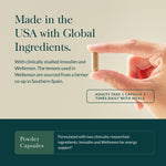 Authentic USA imported Gaia Herbs metabolism support capsules for daily cellular health.