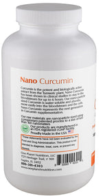 One Planet Nutrition Nano Curcumin bottle side profile showing ingredient list