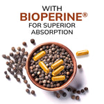 aSquared Nutrition Turmeric Curcumin bottle with capsules visible