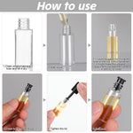 Detail of professional eyelash wand applicator for mascara bottles
