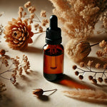 Essential oil glass vial set with precision dropper