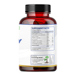Humming Herbs Blueberry premium supplement bottle focus on blue light filtering lutein benefits.