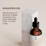 USDA Organic certified alcohol free bilberry liquid supplement by Garden Organics for natural eye health.