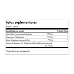 Authentic imported Swanson vision support capsules packaging showing ingredient facts.
