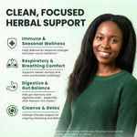 Lukaree botanical supplement bottle listing key ingredients including black seed oil and turmeric