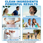 Back label of iMATCHME Oregano Oil showing the sugar free and gluten free certifications