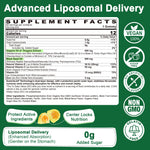 Lilicare sugar free liquid filled oregano gummies with vitamin d3 nutritional facts panel